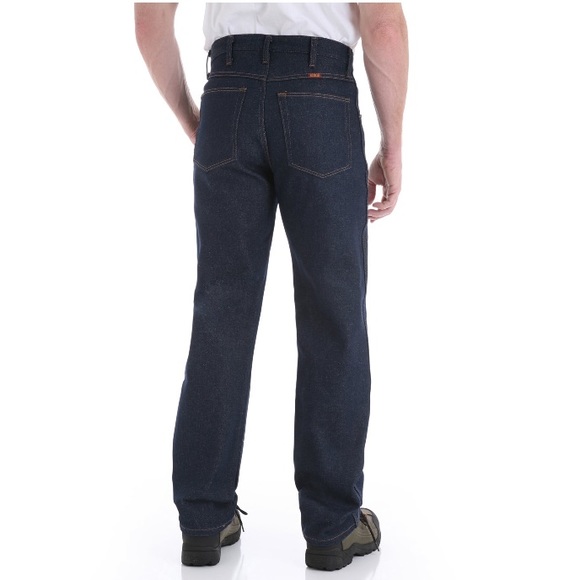 Lot of 2 pairs of Gently Used Rustler Jeans: 38x29 : 1 Dark Wash, 1 Black 38x29 - Picture 4 of 5